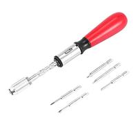Bortivier 260Mm Vis En Spirale Main Conducteur Presser Un Tournevis À Cliquet Avec Embouts de Tournevis Fendus Et