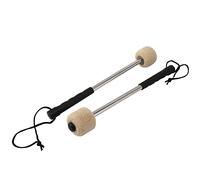 Bortivier 2Pcs de Timbales avec Manche en Acier Inoxydable, Blanc