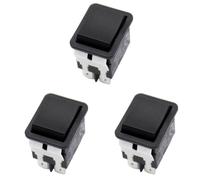 Bortivier 3X Interrupteur à Bascule, HY12-9-3 6 Broches Interrupteur à Bascule Électrique Industriel 125 V/250 V Bouton-Poussoir