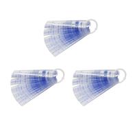 Bortivier 3X Jauge D'Épaisseur en Plastique 0,05 mm à 3 Mm, Outil de Mesure D'Écart Métrique, 21 Feuilles