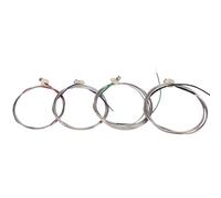 Bortivier 4 PièCes/Ensemble Cordes de Basse Droite Cordes de Contrebasse 4/4 3/4 1/2 1/4 1/8 Taille 1Th 2Rd 3Nd 4St Cordes de Contrebasse