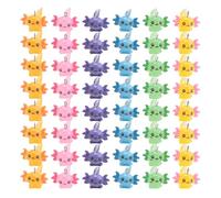 Bortivier 48 PCS Animal Charms Axolotl Breloques en Résine pour la Fabrication de Minuscules Animaux en Résine Figurines en Résine Miniature Axolotl Ornement Bien Fait Facile à Utiliser