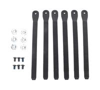 Bortivier 6 Pièces de Remplacement de Fixation de Sangle D'Échelle de Snowboard de Sangle de Chaussures de Patinage à roulettes avec des Vis