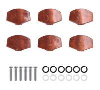 Bortivier 6 PièCes/Ensemble Boutons de Cheville de RéGlage de Guitare, Boutons de Cheville de RéGlage Boutons de TêTes de Machine pour Guitare