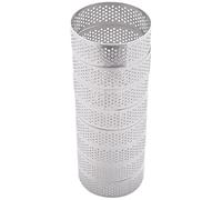 Bortivier 8 PièCes Anneau de en Acier Inoxydable, Anneau de Mousse de Gâteau Perforé RéSistant à la Chaleur Rond Double Anneau de Roulé Moule en MéTal 6 Cm