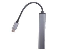 Bortivier Accessoires de Répartiteur de Type C Répartiteur de Concentrateur USB à 4 Ports Adaptateur Multi-Concentrateur vers USB 3.0 Adaptateur Secteur USB à Plusieurs Ports