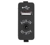 Bortivier Adaptateur de Prise D'EntréE Auxiliaire USB pour Prise USB pour E81 E87 E90 F10 F12 E70 X4 X5 X6