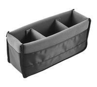Bortivier Antichoc DSLR SLR Camera Insert Organizer Case Partition Divider Divider Protection Case (Noir Gris)