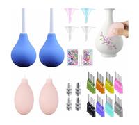 Bortivier Applicateur de Précision pour Outils de Poterie, Applicateur de Précision en Céramique Outils en Céramique Applicateur de Pointe de Précision pour Glaçure