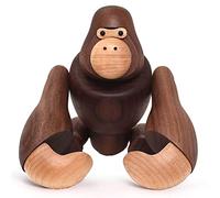 Bortivier Artisanat en Bois Gorille CréAtif Les DéCorations D'Ameublement Peuvent Accrocher des Cadeaux DéCorations en Bois