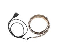 Bortivier Bande Lumineuse RGB pour Boîtier PC, Bande Lumineuse à LED Adressable pour Carte Mère 5V 3 Broches, Boîtier de pour Ordinateur (0,5m)