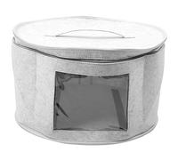 Bortivier BoîTe à Chapeau Organisateur Rond Voyage BoîTes à Chapeau Sac de Rangement Pliable Chapeau avec Couvercle Anti-PoussièRe Grande BoîTe de Rangement Chapeau BoîTes à Chapeau A