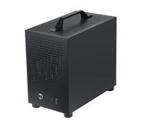 Bortivier Boîtier PC Micro-ITX SKTC A17 SGCC Support de Boîtier D'Ordinateur Mini PC Micro-ITX Noir