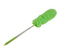 Bortivier Brosse de Nettoyage de GouttièRe Outil de Toiture avec Mât TéLescopique Extensible 8,2 Pieds Outil de Nettoyage de Garde Facile à Retirer, Vert