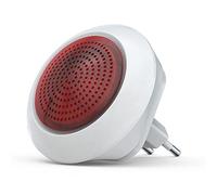 Bortivier Capteur de Lumière Sonore Tuya Intégré 100DB Sirène Alarme Liaison Sécurité Protection Contrôle Via APP ZigBee EU Plug Remplacement Pièces de Rechange Accessoires
