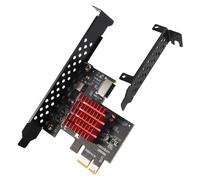 Bortivier Carte D'Extension PCIE USB 3.1 GEN2 Type-E, 10Gbps PCI Express 3.0 1X à 20Pin Connecteur Type C du Panneau pour 10/8