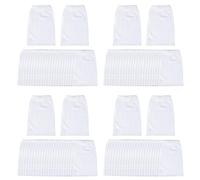 Bortivier Chaussette D'Écumoire de Piscine 100 Pièces pour Filtres de Piscine, Paniers de Filtres et Écumoires pour Filtrer Les Débris et Les Feuilles, Système de Filtre Filtre à Panier D'Écumoire