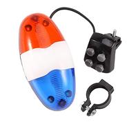 Bortivier Cloche de Bicyclette 6 LED Corne 4 Tons LED Sirene electronique Cloches de Bicyclette pour Les Enfants Accessoires de Velo