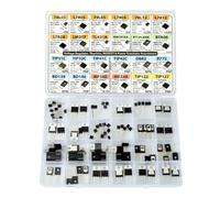 Bortivier Composants Électroniques SOT-23, Transistors, BJT, MOSFET, Diodes, Schottky, Commutateurs, 24 Types Durables