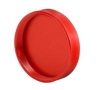 Bortivier Couvercle de Protection Contre la Poussière pour Lentille de Télescope Entièrement en Métal M42X0,75 mm pour Accessoires D'Astrophotographie Rouge