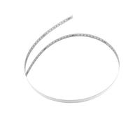 Bortivier ÉChelle AdhéSive en Acier Inoxydable Rail de Guidage de Travail Du Bois de PréCision à Mesurer Auto-AdhéSif RèGle en MéTal avec Colle, C-100Cm