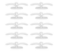 Bortivier Enrouleur de de Cuisine Organisateur de Domestique Support de Crochet de Prise Clip de D'Enroulement Arrangement de Cordon D'Alimentation Blanc