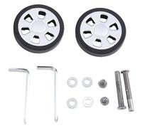 Bortivier Ensemble de 2 Roues de Rechange pour Valise à Bagages 60 X 13 Mm, Roulettes Pivotantes en PU, Kit de Réparation de Roulements