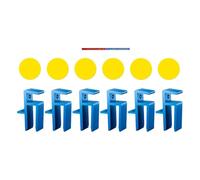 Bortivier Ensemble de Gabarits pour le Travail Du Bois et la Menuiserie pour Faire des Remplissages de Traçage, des Coups Pied Traçages au Plafond pour L'Installation D'Armoires, 6 Pièces