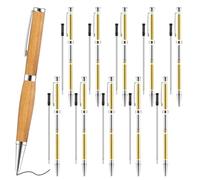 Bortivier Ensembles de Stylos pour Tourneur sur Bois 7mm Slim Pen Turning Set avec Recharge Accessoires pour Tourner des Stylos 10pcs B pour la Fabrication de Bureau, Salle de Classe DIY