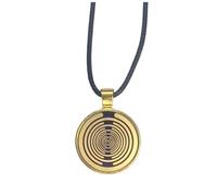 Bortivier Golden Plaqué Lakhovsky MWO Oscillateur Multi-Ondes Énergie à Disque de Pendentif Ballier Ballier A