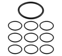 Bortivier Joint Torique, Bague D'éTanchéIté,10 PièCes,45 Mm X 3 Mm,Caoutchouc Nitrile, Noir