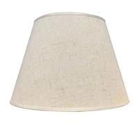 Bortivier Lampe de Table Abat-Jour Accessoires E27 Lin Lampe de Chevet Applique Murale Lampadaire Abat-Jour Tissu DiamèTre InféRieur 30 Cm Blanc