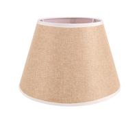 Bortivier Lampe de Table Abat-Jour Accessoires E27 Lin Lampe de Chevet Applique Murale Lampadaire Abat-Jour Tissu DiamèTre InféRieur 30 Cm Jaune