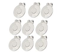 Bortivier Marqueur de Balle de Golf 9 PièCes, Porte-Marqueur de Balle de Chapeau de Disque MagnéTique Porte-Marqueur de Balle de Golf Clip de Golf pour Femmes Cadeaux de Golfeur