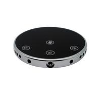 Bortivier Microphone de Haut-Parleur de Conférence Micro USB Prise de Voix Omnidirectionnelle de Bureau Touches Tactiles avec Prise Audio de 3,5 mm pour PC D'Appel