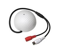 Bortivier Microphone de Prise de Son MIC de Surveillance Audio pour CaméRa IP de SéCurité de Surveillance CCTV PréAmpli IntéGré Voix Filaire