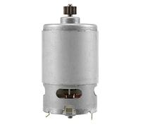 Bortivier Moteur à Courant Continu 18 V pour Voiture éLectrique pour Enfants, Balade RC, Moteur éLectrique de Voiture pour RS550 BoîTe de Vitesses 12 Dents Moteur