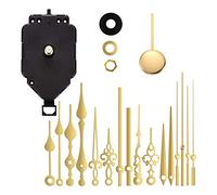 Bortivier Mouvement D'Horloge à Quartz à Pendule Silencieux Mural, PièCesda MéCanisme D'Horloge à Pendule PièCesda Rechangeda Moteur Bricolage PièCesda RéParation