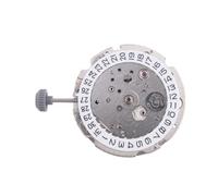 Bortivier Nouveau Mouvement de Montre Japon 21 MIYOTA 8215 de Haute Qualité, Roue de Date Noire en Acier Inoxydable