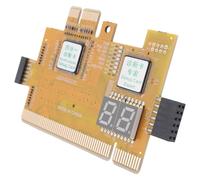 Bortivier Outil de DéTection Carte de Diagnostic à Usage Multiple PCI-E LPC Accessoires de Test D'Ordinateur de Bureau pour Ordinateur de Bureau Indicateur à LED Indicateur de DéBogage