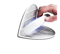 Bortivier Outil de Ponçage D'Angle Semi-Circulaire Multifonctionnel, Support de Papier de Verre D'Angle, Outil de Polissage Auto-Adhésif.