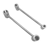 Bortivier Outil de Réglage de Charnière de Porte 2 Pièces, Outil de Réglage de Charnière de Porte Commerciale, Outil de Réparation de Charnière de Porte