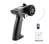 Bortivier P32 Course Turbo 91803G-C 2.4G 4CH VT SystèMe LCD Affichage éMetteur Radio TéLéCommande avec RéCepteur pour Bateau de Voiture TéLéCommande