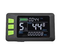 Bortivier P3C ÉCran LCD Tableau de Bord ÉCran Coloré 24V 36V 48V 60V Compteur de VéLo éLectrique pour Scooter éLectrique (5PIN)