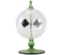 Bortivier RadiomèTre à éNergie Solaire Verte Crookes Ailettes de Rotation D'éNergie Solaire Cadeau de Moulin à Vent DéCoration de Bureau à