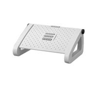 Bortivier Repose-Pieds de Bureau, Tabouret de Pied, Rouleau de Massage Amovible, Portable, Repose-Pieds de Bureau Ergonomique Blanc