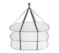 Bortivier SéChoir à Chandail à 3 Niveaux Suspendu VêTements Suspendus SéChoir à Linge éTendoir à Linge, Supports de SéChoir à VêTements Pliables