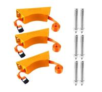 Bortivier Solution de Stockage de Bouteille de Gaz, Support Mural pour Bouteille de Propane avec Fonctionnalités de Sécurité, 3 Ensembles