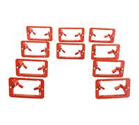 Bortivier Support de Basse Tension 1 Groupe Support de Plaque Murale de pour Cloison SèChe Polyvalent - (Groupe Simple, Paquet de 10)