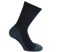 Boru Bamboo | Chaussettes De Randonnée en Bambou Experience | Bleu Marine | 43-45 | Lot de 1 | Unisex | Renfort Talon & Semelle | Antibactérien, Sans Odeur, Confort Durable | Respirantes